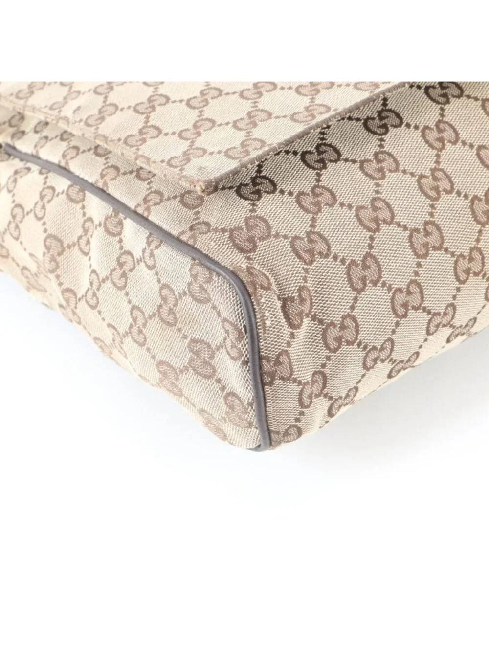 Gucci GG Canvas Leather Shoulder Bag Crossbody Messenger Business
